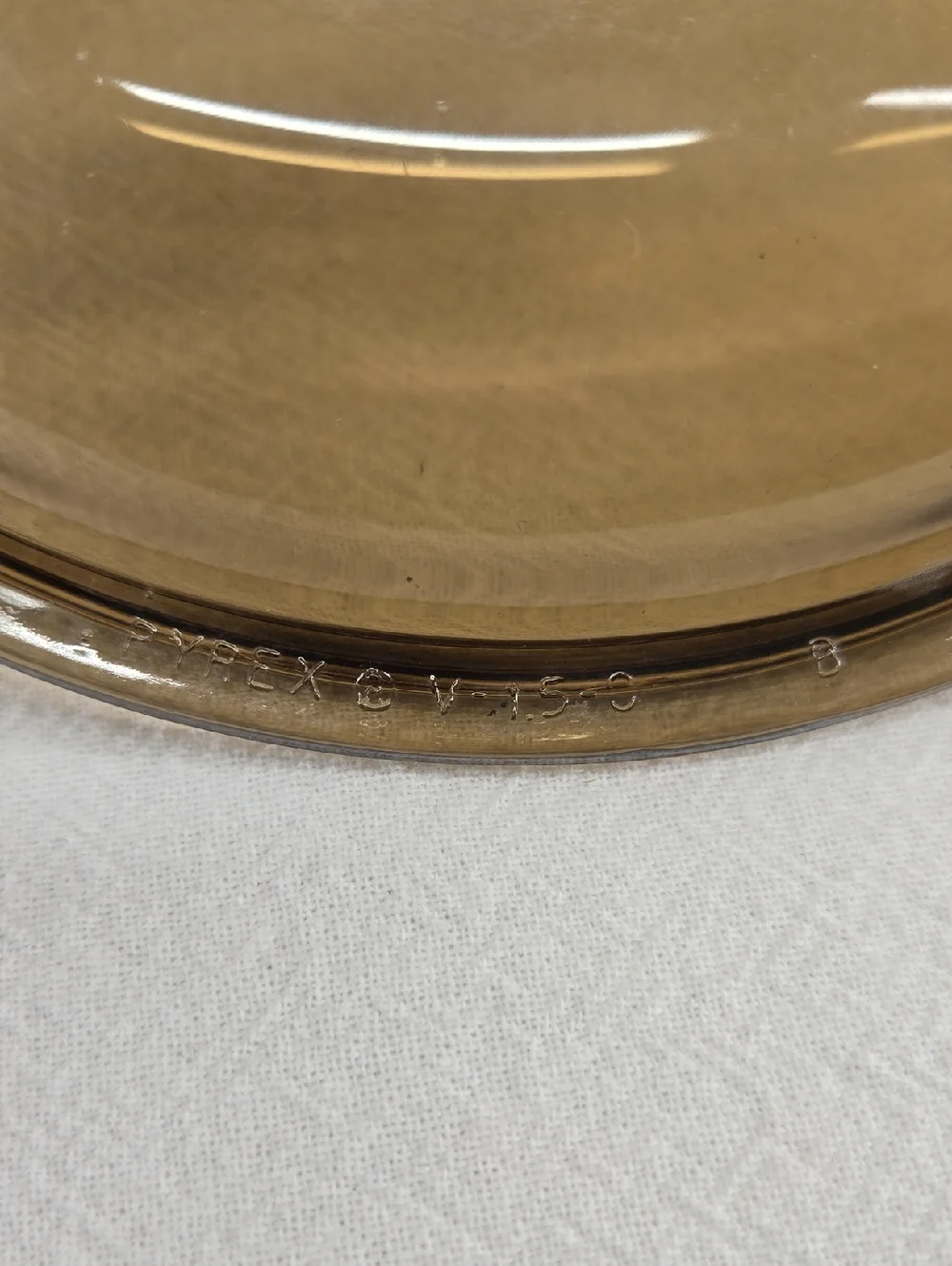 PYREX Vision Ware LID ONLY amber glass V 1.5 C B